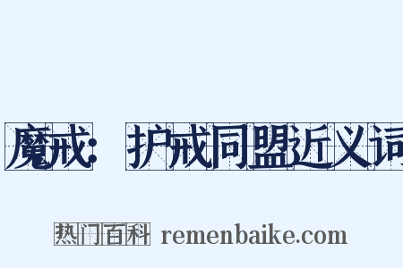 魔戒：护戒同盟近义词是什么意思的图片